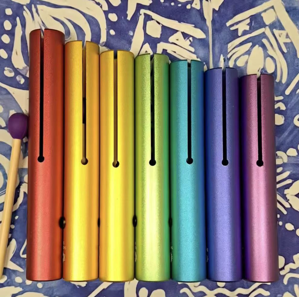 Rainbow Wah-Wah Tubes 7 Piece Chakra Set