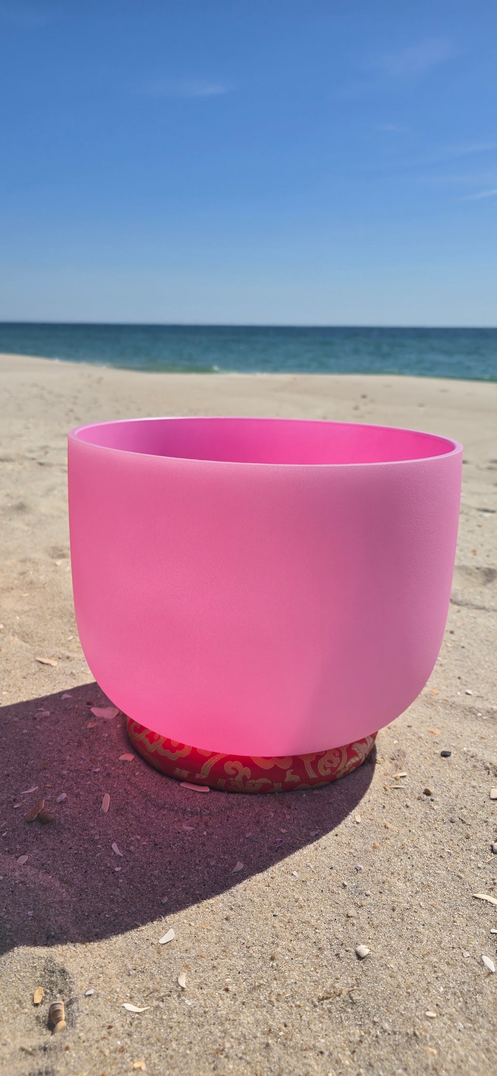 Pastel Singing Bowl Set with 2 Carry Bags 8-14 inch