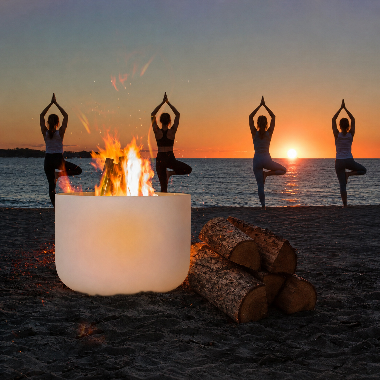 Fire Pit Quartz Bowl