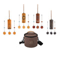 4-Piece Cosmic Bamboo Chime Set with Carrying Bag