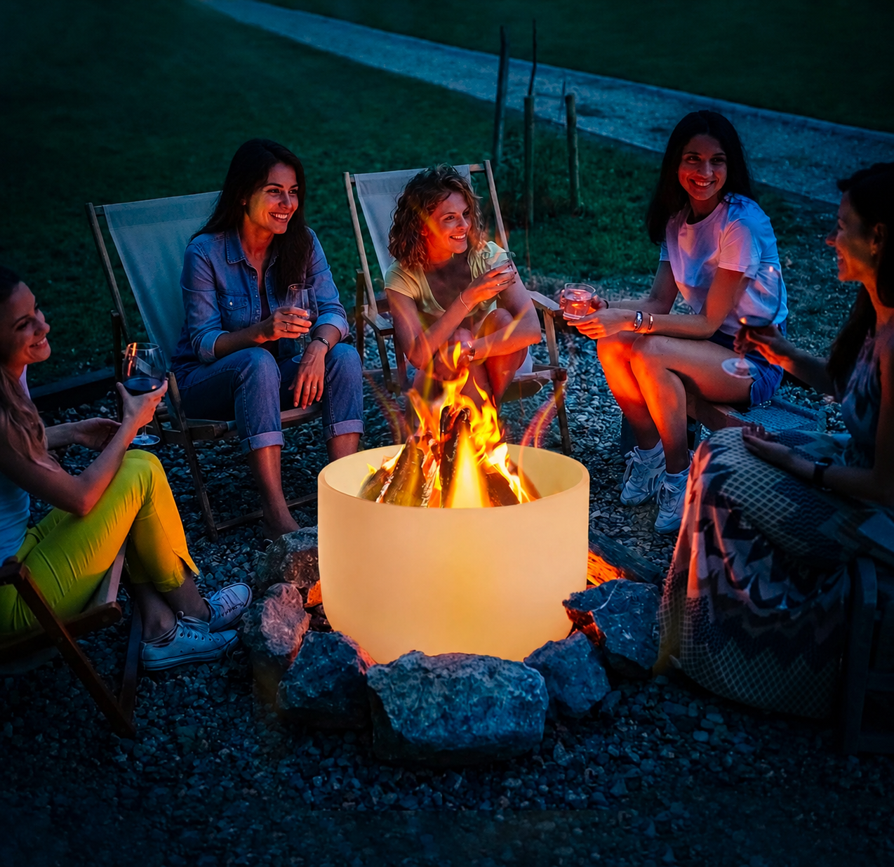Fire Pit Quartz Bowl