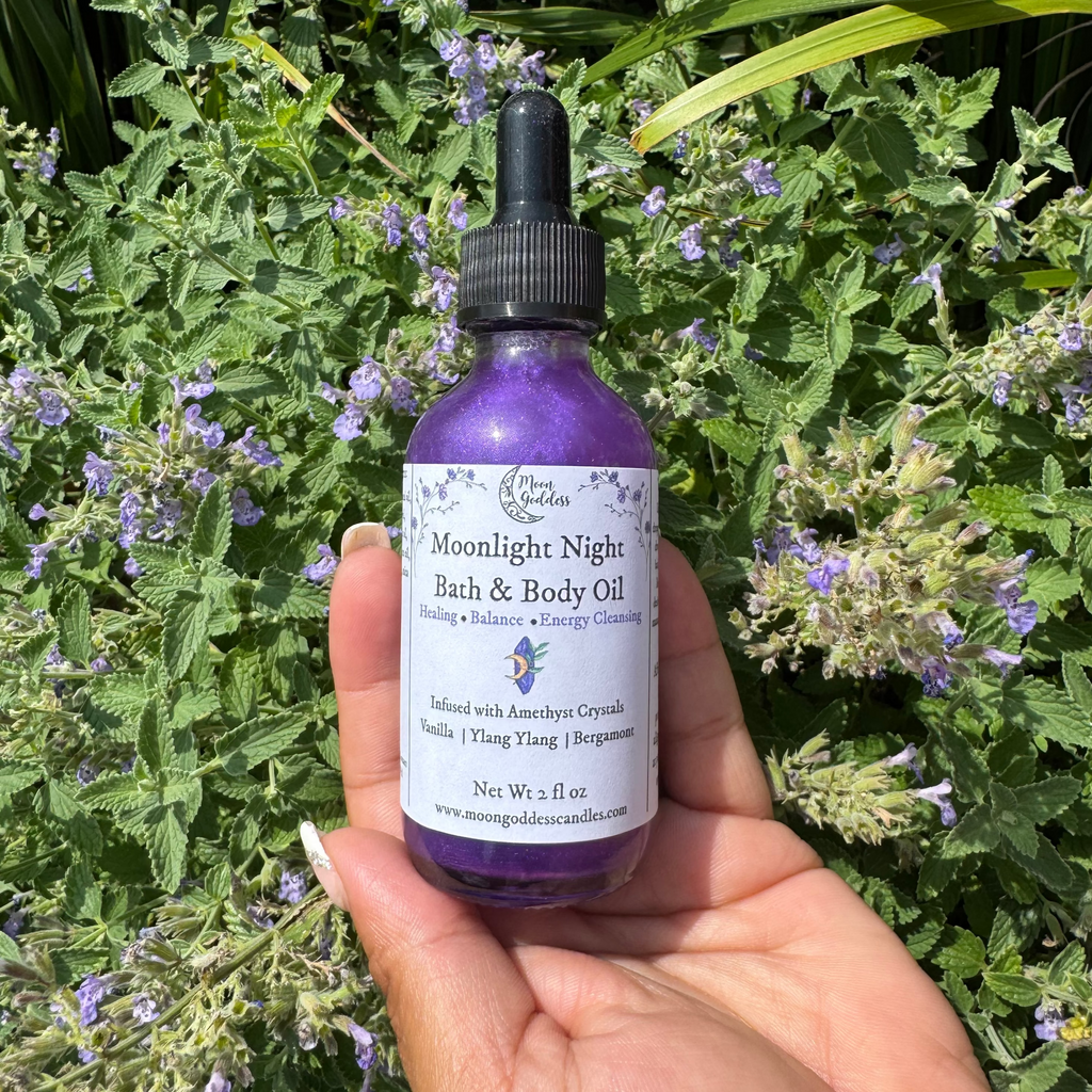 Moonlight Night Amethyst Bath and Body Oil