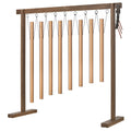 8-Piece Sound Bath Tube Chimes Set, 440 Hz, Bronze