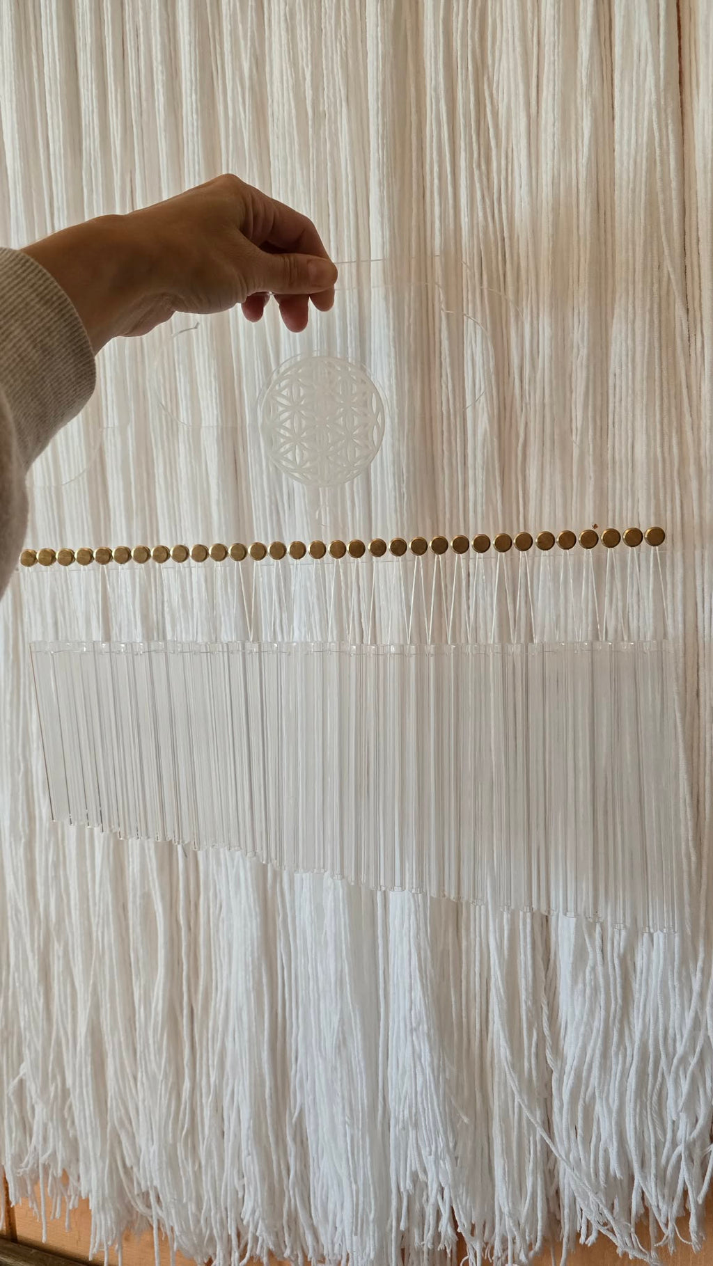 Flower of Life Crystal Chimes