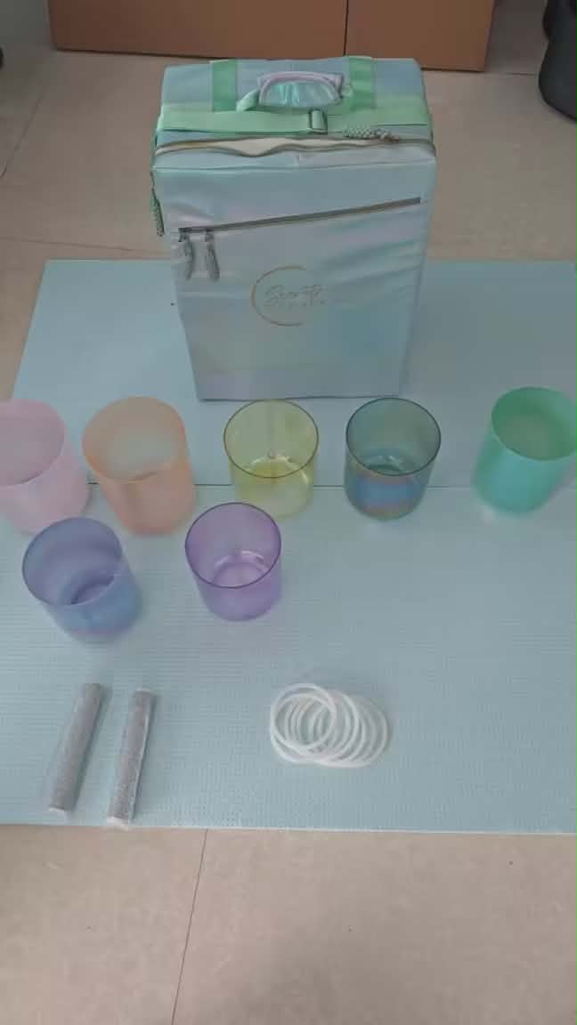 Signature Clear Quartz Crystal Singing Bowls
