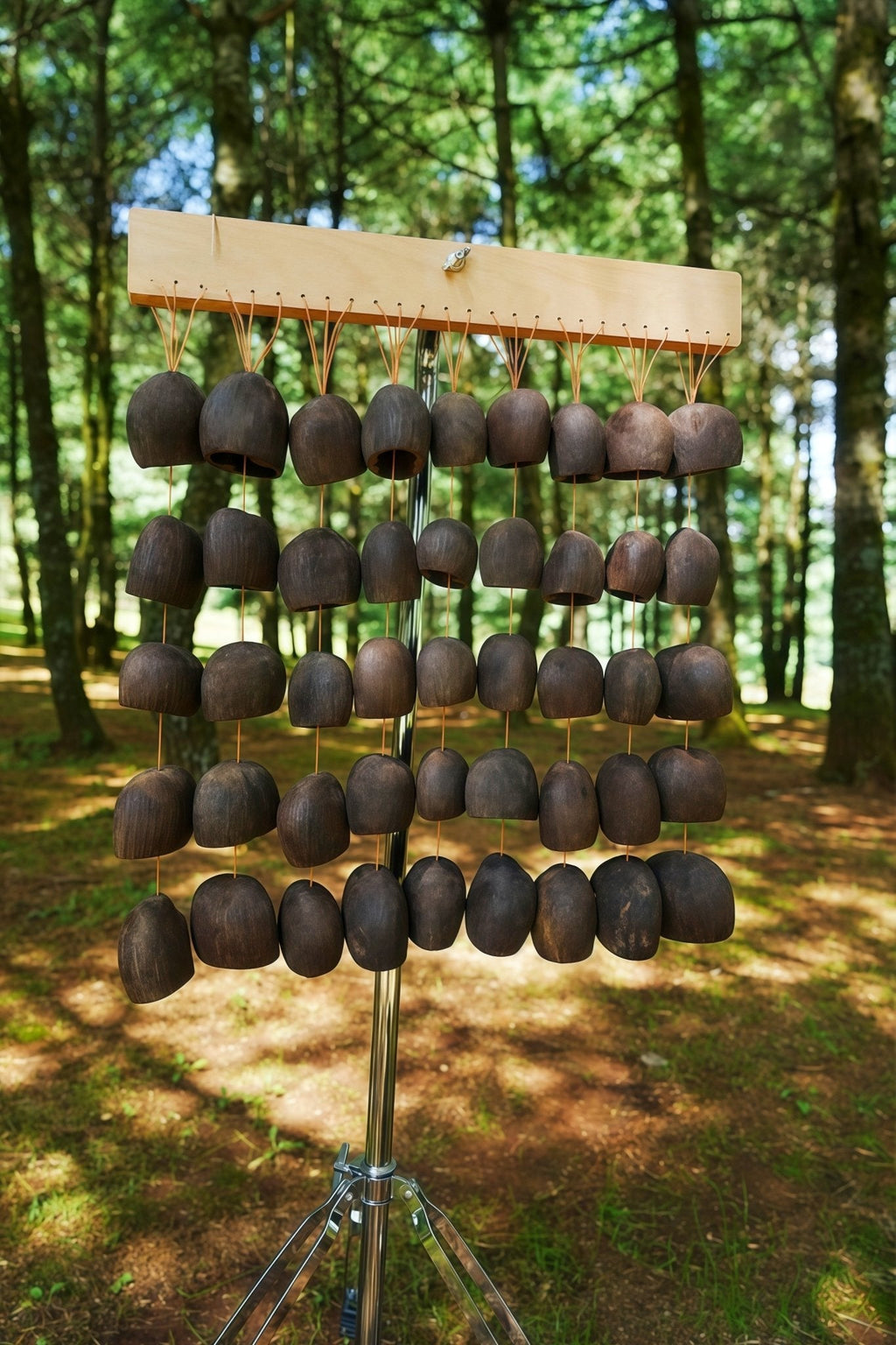 Handmade Salin Seed Shell Bar Chime