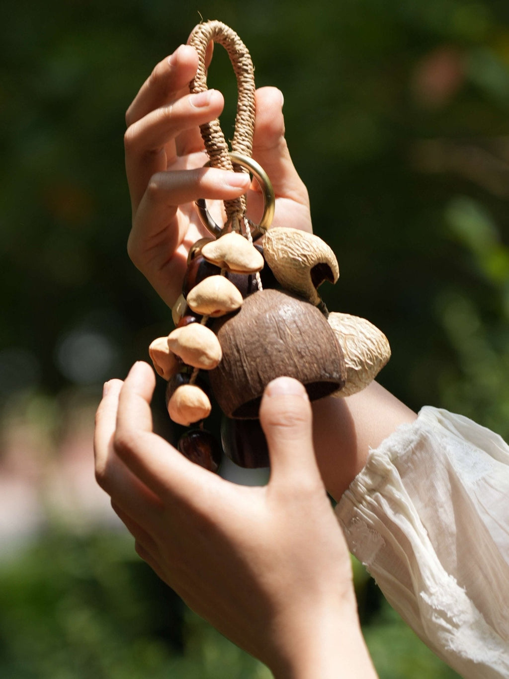 "The Forest Bouquet" Natural Seed Charm