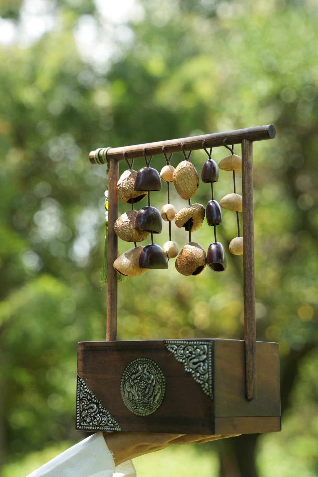 "Zen Sanctuary" Wood Tissue Box